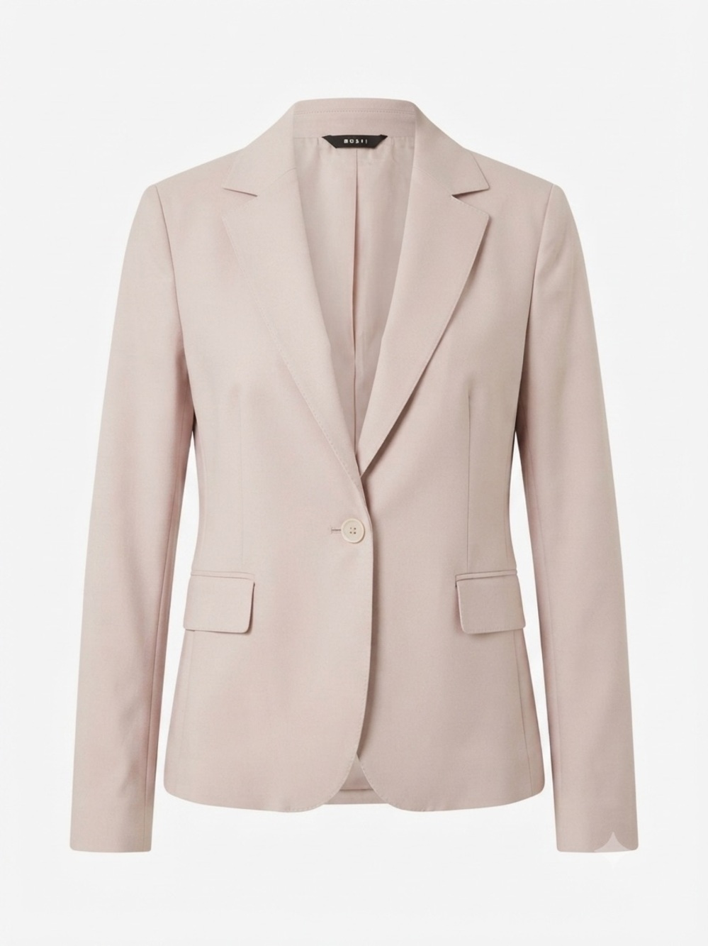 Akris Virgin Wool Blazer Single Button Jacket Blush Pink Beige Quiet Luxury 6